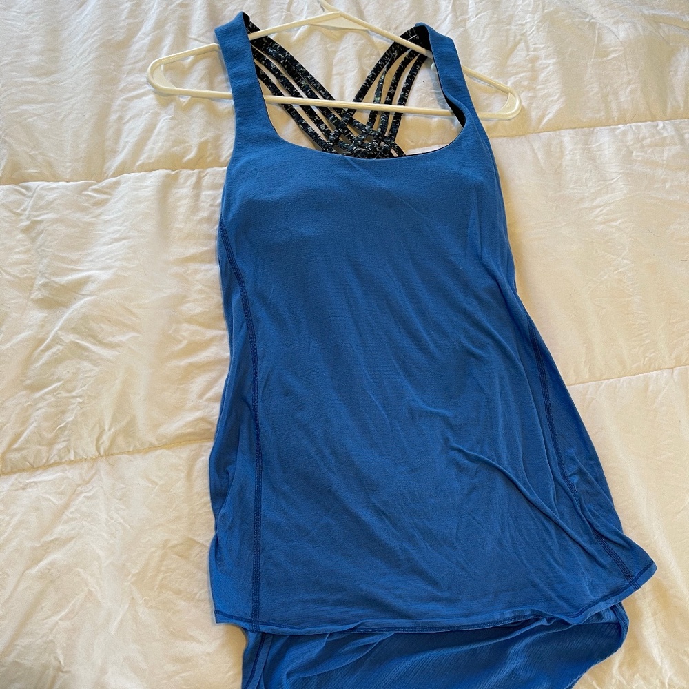 Lululemon Open Back Tank - Built-in Bra